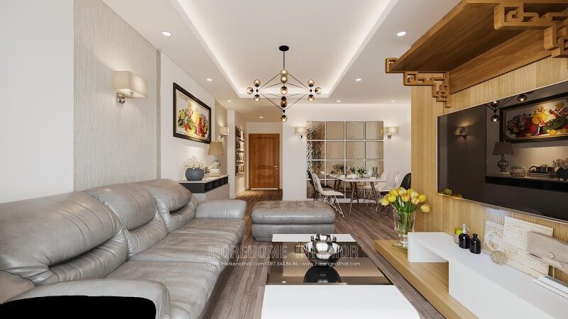 Thiết kế nội thất chung cư nhỏ phong cách hiện đại, trẻ trung